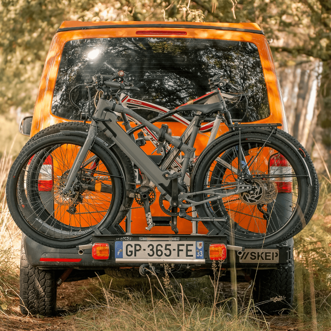 Bras pivotant porte-vélos pour voiture SKEP Ouverture gauche