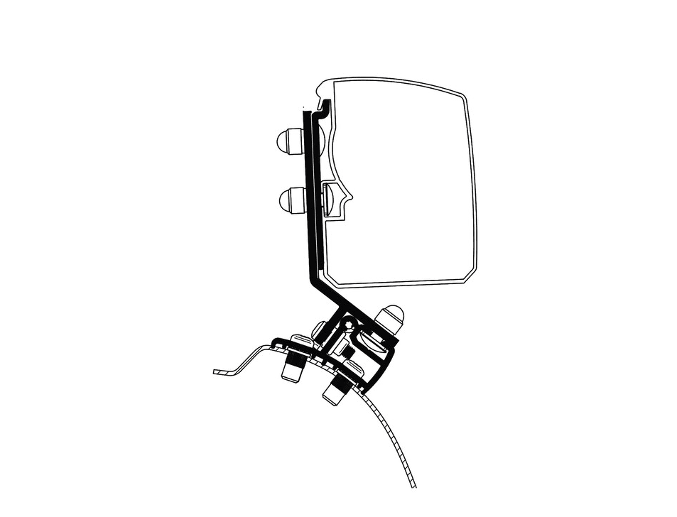 Adaptateur auvent thule 3200 PSA Minivan REIMO 