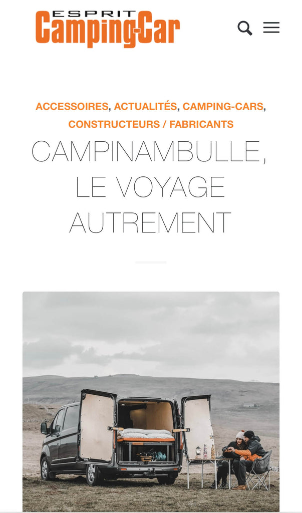 Couverture article esprit camping-car