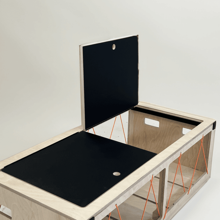 Trappes noires banquette Dune 60 cm Option CAMPINAMBULLE 