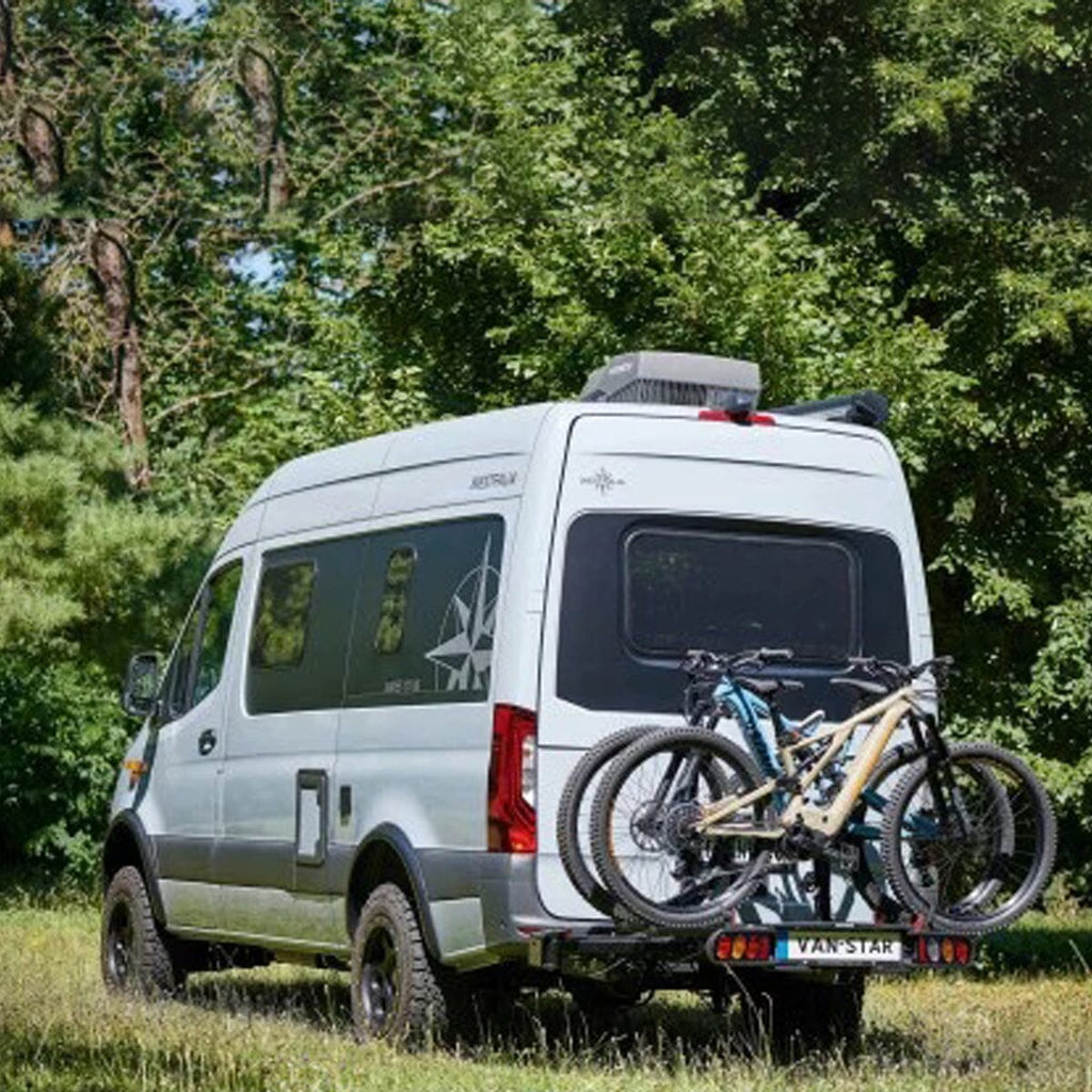 Van-Star E-Cross, Porte-vélo pivotant avec charnière