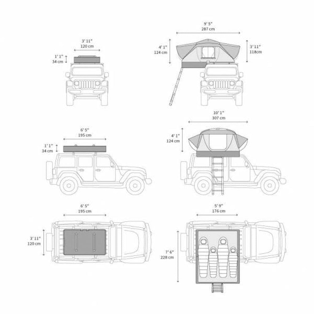 Rooftop tent X-Cover 2.0 Ikamper