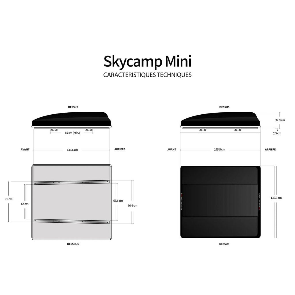 Tente de toit Skycamp Mini 3.0 Ikamper